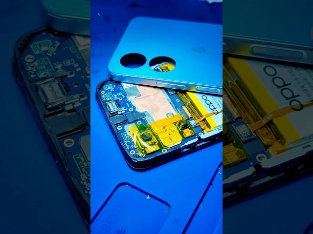 Front camera clean and bottom solution. #phonefix #phonerepair