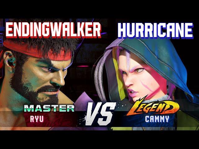 SF6 ▰ ENDINGWALKER (Ryu) vs HURRICANE (Cammy) ▰ High Level Gameplay