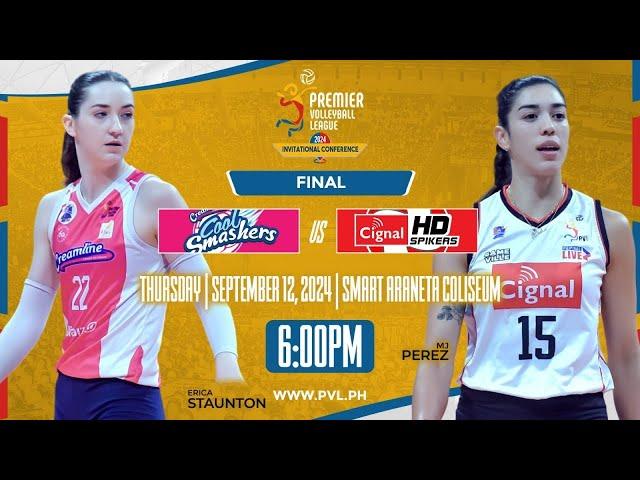 CIGNAL vs. CREAMLINE - Full Match | Final | 2024 PVL Invitational Conference