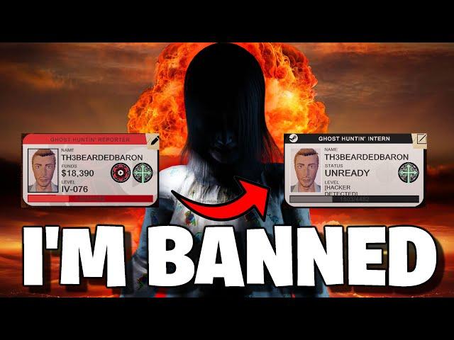 I Got BANNED From Phasmophobia! Phasmophobia Corruption AND Drama