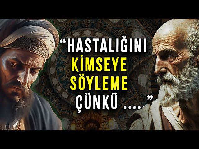 İslam'ın Hekimlerden İbni Sina, Lokman Hekim ve Hipokrat'tan Hayatınızı Değiştirecek Sözler