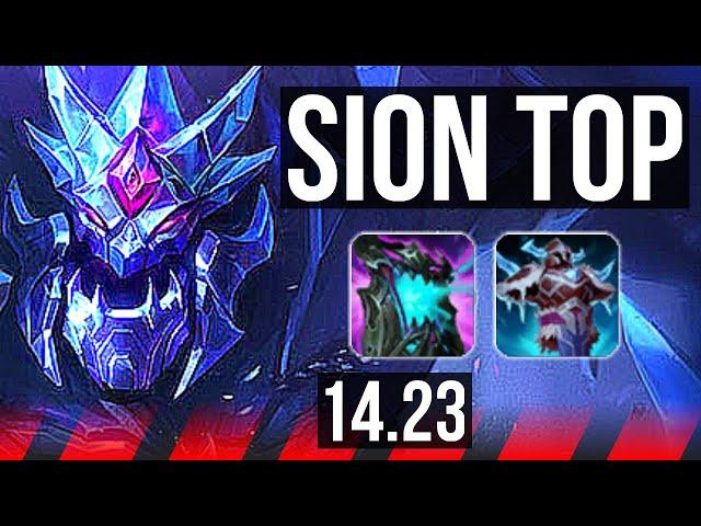 SION vs AMBESSA (TOP) | Rank 5 Sion | KR Grandmaster | 14.23