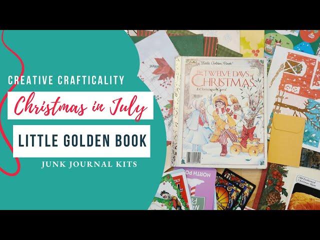 Christmas Junk Journal Kits: Christmas in July