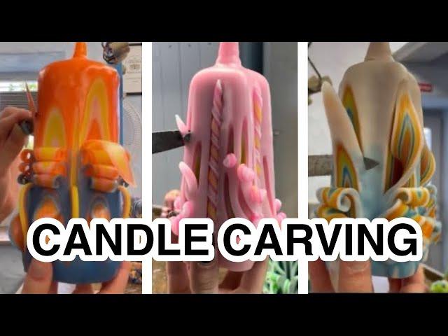 candle carving compilation 