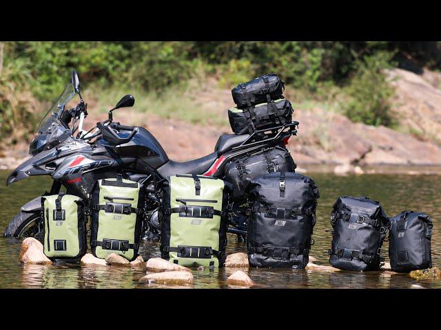 Modular Combination Motorcycle Bag Installation Video#Rhinowalk #MotorcycleBags