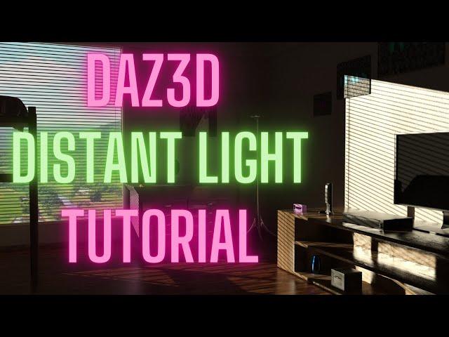 Daz3d Lighting Tutorial | Distant Lights