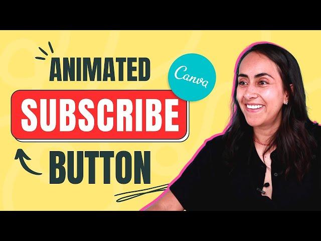 How to make an Animated SUBSCRIBE BUTTON for Youtube Videos 