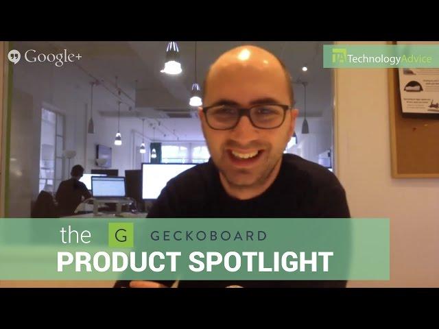 Geckoboard Data Dashboard: Product Spotlight