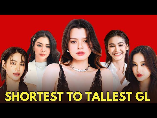 SHORTEST TO TALLEST GL ACTRESS || THAI GL ACTRESS 2025 |BECKY ARMSTRONG |FREEN SAROCHA |ENGFA WARAHA