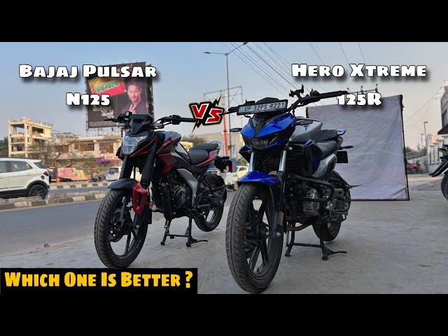 Hero Xtreme 125R vs Bajaj Pulsar N125 : Comparison Video| Which One is Better To Buy In 2025?