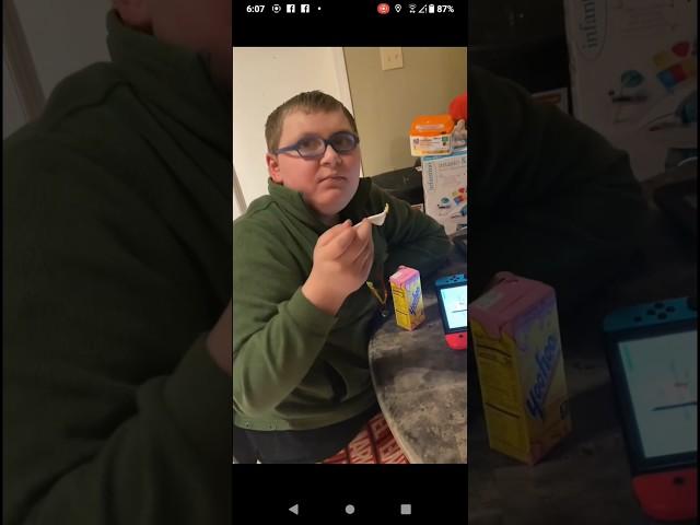 Jarek is Eating Lasagna and Baldi's Basics on the Screen! (Over the Cobalt)