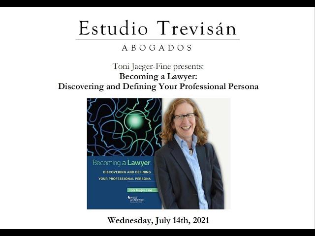 Trevisán Speaker Series: Becoming a Lawyer - Toni Jaeger-Fine