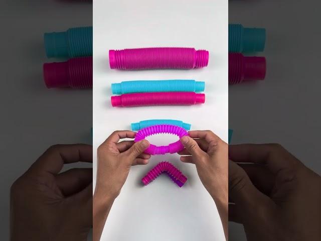 Creating Robot Sounds ASMR POPs TUBE #diy #satisfyingvideos #relaxing #creative #insideout #oddasmr