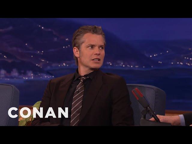 Timothy Olyphant Smoked Willie Nelson’s Weed | CONAN on TBS