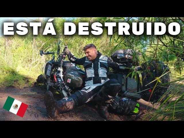 Un CAMINO TRAICIONERO me HACE SUFRIR en MEXICO  / Cap 167/ TRIPLTEK /USHUAIA a ALASKA en MOTO