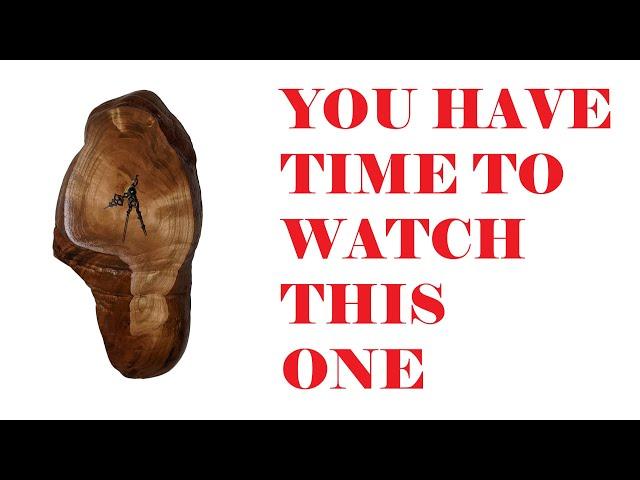 Making A Live Edge Clock   Woodworking