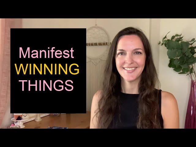 Great Manifesting Technique To WIN STUFF + BONUS Footage Of What I Won Using It!! 