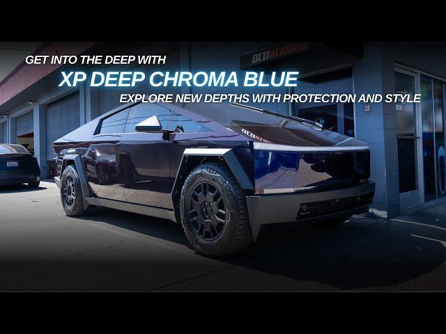 ULTRAFIT DEEP CHROMA BLUE COLOR PPF | CYBERTRUCK | COLOR SHIFT PPF