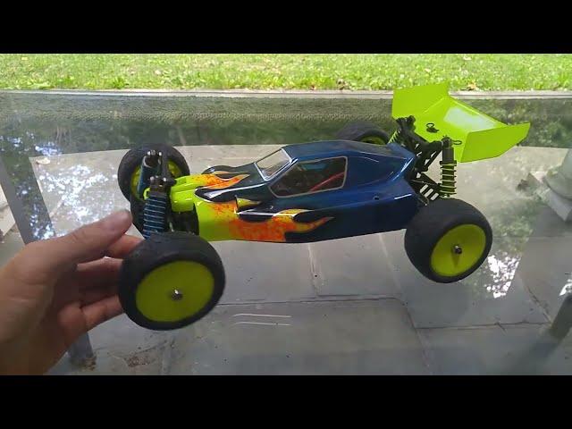 Vintage Team Losi XX-4, custom built and gifted to me by Mark W., brief overview