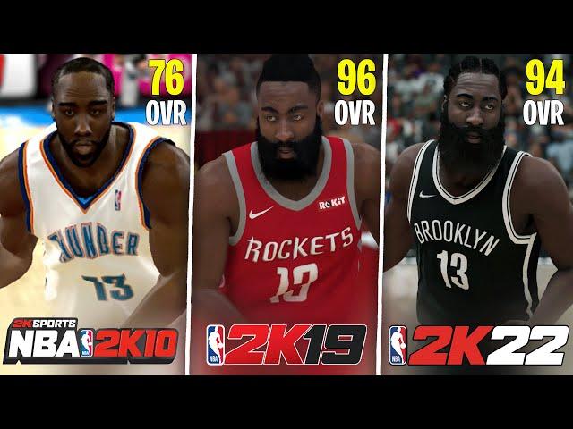 Scoring With James Harden In Every NBA 2K! (NBA 2K10 - NBA 2K22)