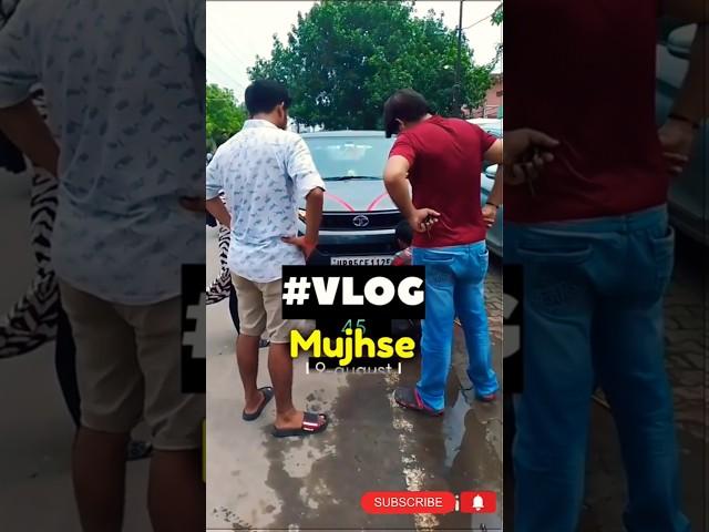 gaadi ka accident ho gya.. #shorts #vlog #shortsfeed#trending