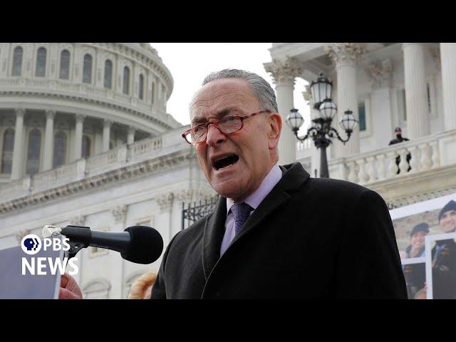 WATCH LIVE: Senate Democrats hold news conference ahead of Trump's address to Congress