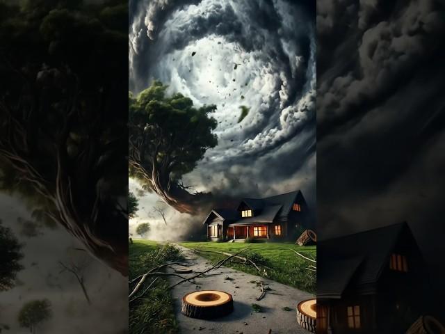 "A Mango Tree, a Storm, and a Shattered Dream ️️ #ai #pigeon