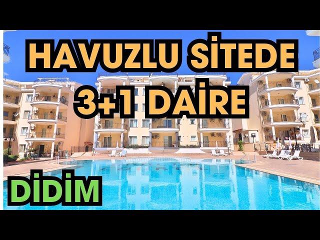 DİDİM SATILIK HAVUZLU 3+1 DAİRE #didimdesatilikevler