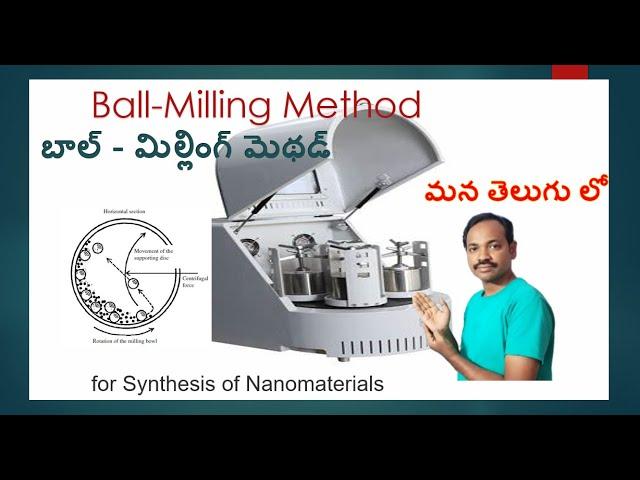 Ball Milling Method | Ball Milling in Telugu | Ball Milling method for Synthesis of Nanomaterials