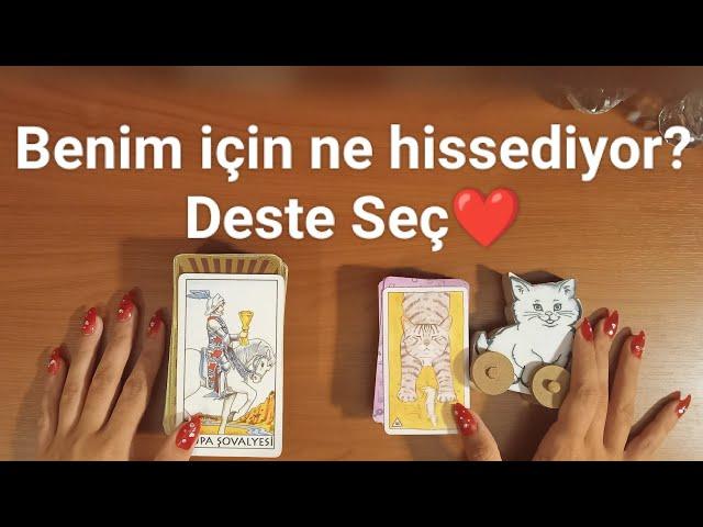 Benim için ne hissediyor? Deste seç ️ Tarot ve Katina Açılımı #tarot