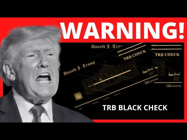 TRB BLACK CHECK ️(( 2023 ALERTS! ))️TRUMP BLACK CHECK - TRB BLACK CHECK REVIEW