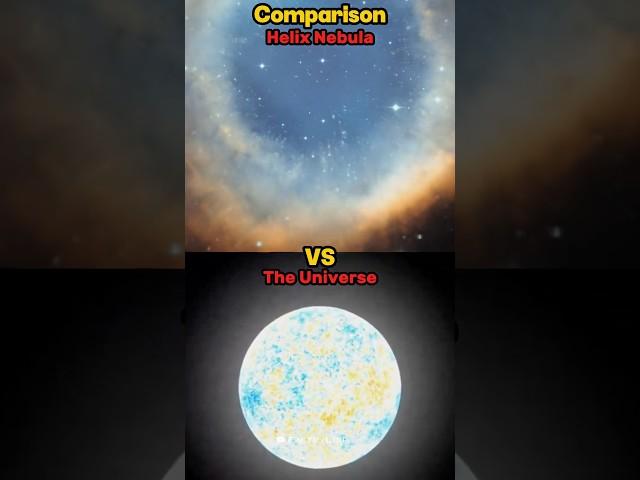 Helix Nebula Vs The Universe Zoom In/Out Comparison #space #universe #zoomin