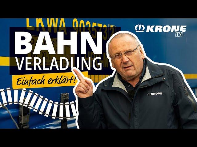 Rail loading - Explained simply | KRONE TV