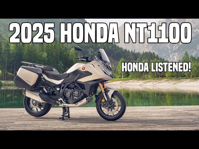 2025 Honda NT1100 - A better Tourer now? All the key changes detailed