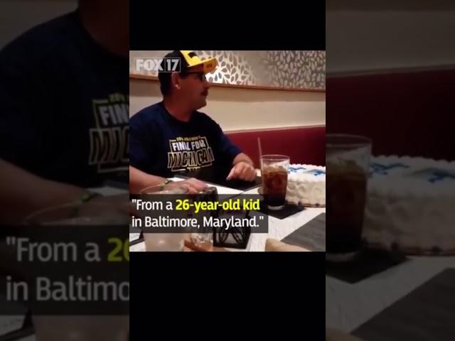 WHOLESOME - bone marrow transplant recipient surprise meets his donor