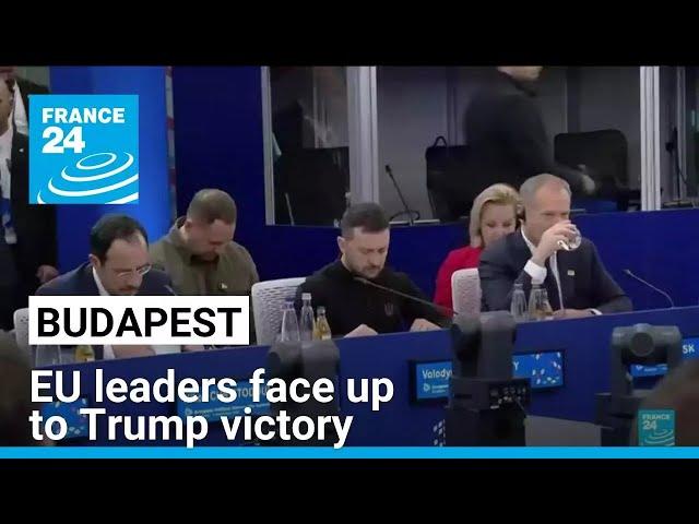 European leaders meet in Budapest and face up to Trump victory • FRANCE 24 English