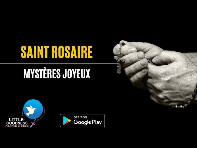 SAINT ROSAIRE |Mystères Joyeux |HOLY ROSARY IN FRENCH-Joyful Mysteries|Monday & Saturday Rosary