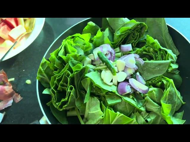 Cheese and spinach recipe. High protein and vitamins together.