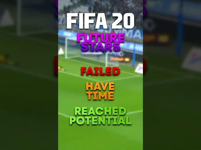 FIFA 20 Future stars and now ...  #shorts