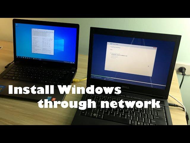 How to install Windows over the network for multiple computers