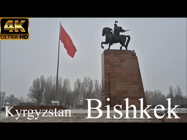 Exploring Bishkek, Kyrgyzstan I 2024 I 4K