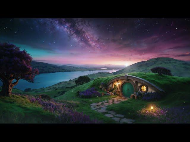 Stary Night in the Shire | Music And Ambience for Sleep, Studying & Relaxation ‍️