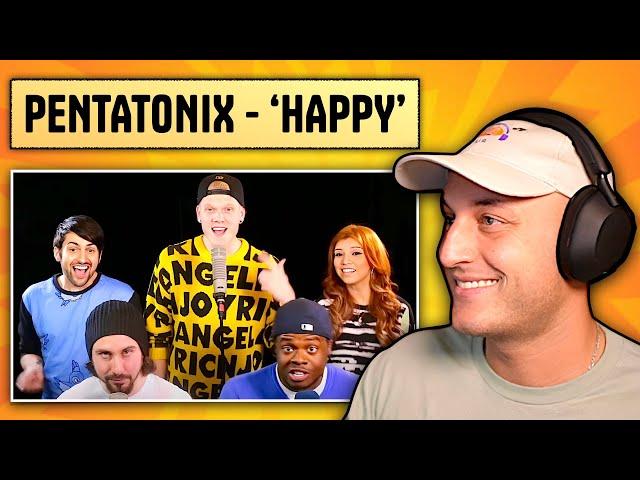 PENTATONIX - HAPPY (Pharrell Williams acapella cover) | classical musician reacts/analyses