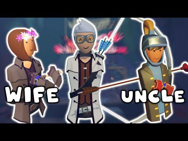 Can I Beat Crimson Cauldron With My Wife And Uncle?! Funny Rec Room Gameplay