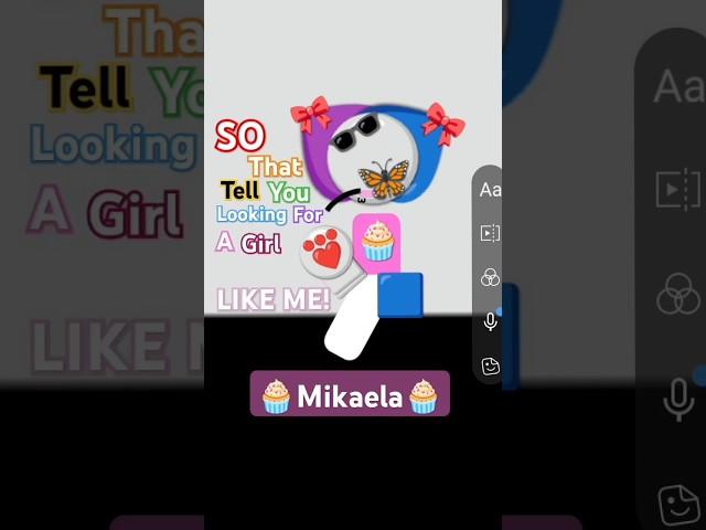 For a girl like me!