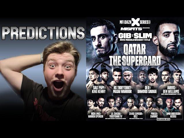 Predicting the Misfits Boxing Supercard!!! | Misfits Boxing X DAZN: X Series 19: The Qatar Supercard