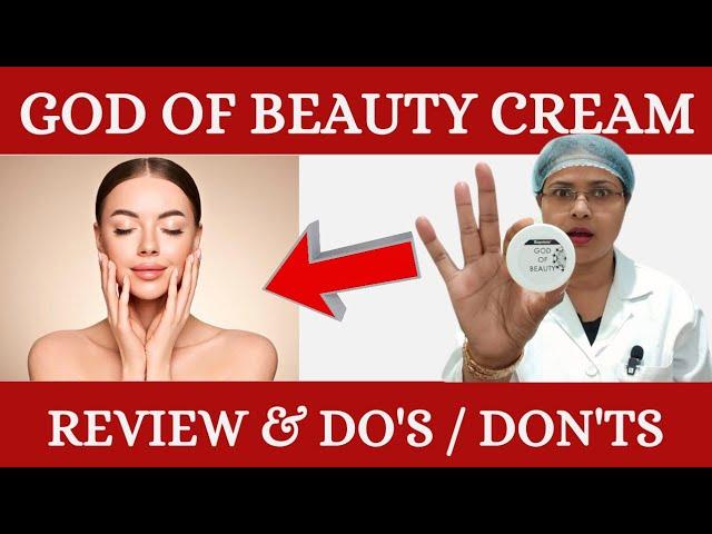 God of Beauty Cream Review| My Experience, Do's and Don'ts #trending #cream #brightening #skin