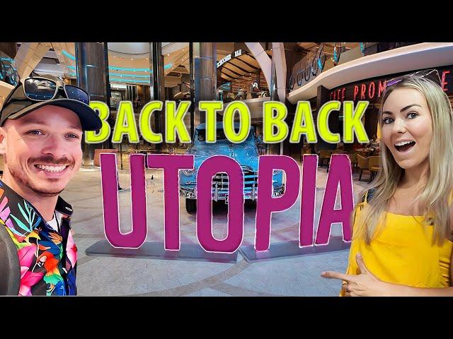 Utopia of the Seas BACK-TO-BACK, EMBARKATION DAY on Royal Caribbean's NEWEST Ship 2024 | Cruise Vlog