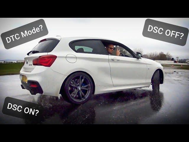 So, you don't think you need Traction Control? | Testing DSC on Goodwood Skid Pan | BMW M140i w. LSD