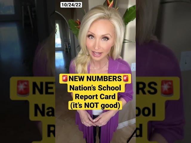 Nation's Report Card is out for school kids. Spoiler alert. It's NOT good. #shorts